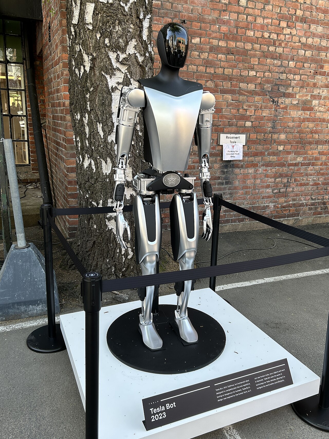 Optimus Gen 2 on display, 2024